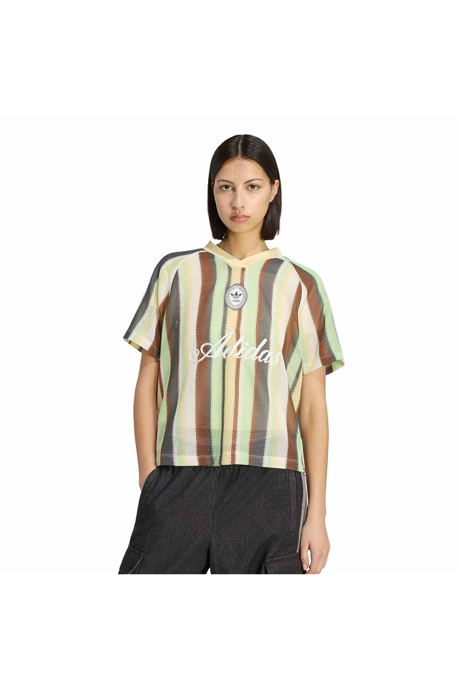 adidas Çok Renki  Kadın  T-shirt KNIT JERSEY KY3162
