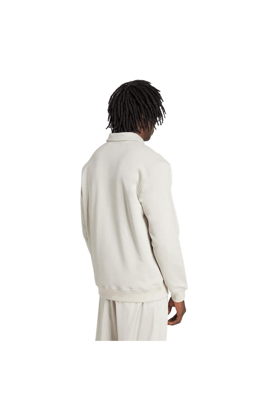 adidas  Erkek  Bej  Sweatshirt GRAPHIC HALF Z JX8172