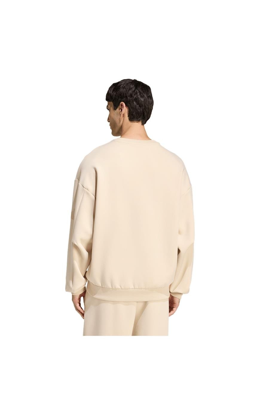 adidas Erkek  Bej  Sweatshirt M SL SK CREW KF8587