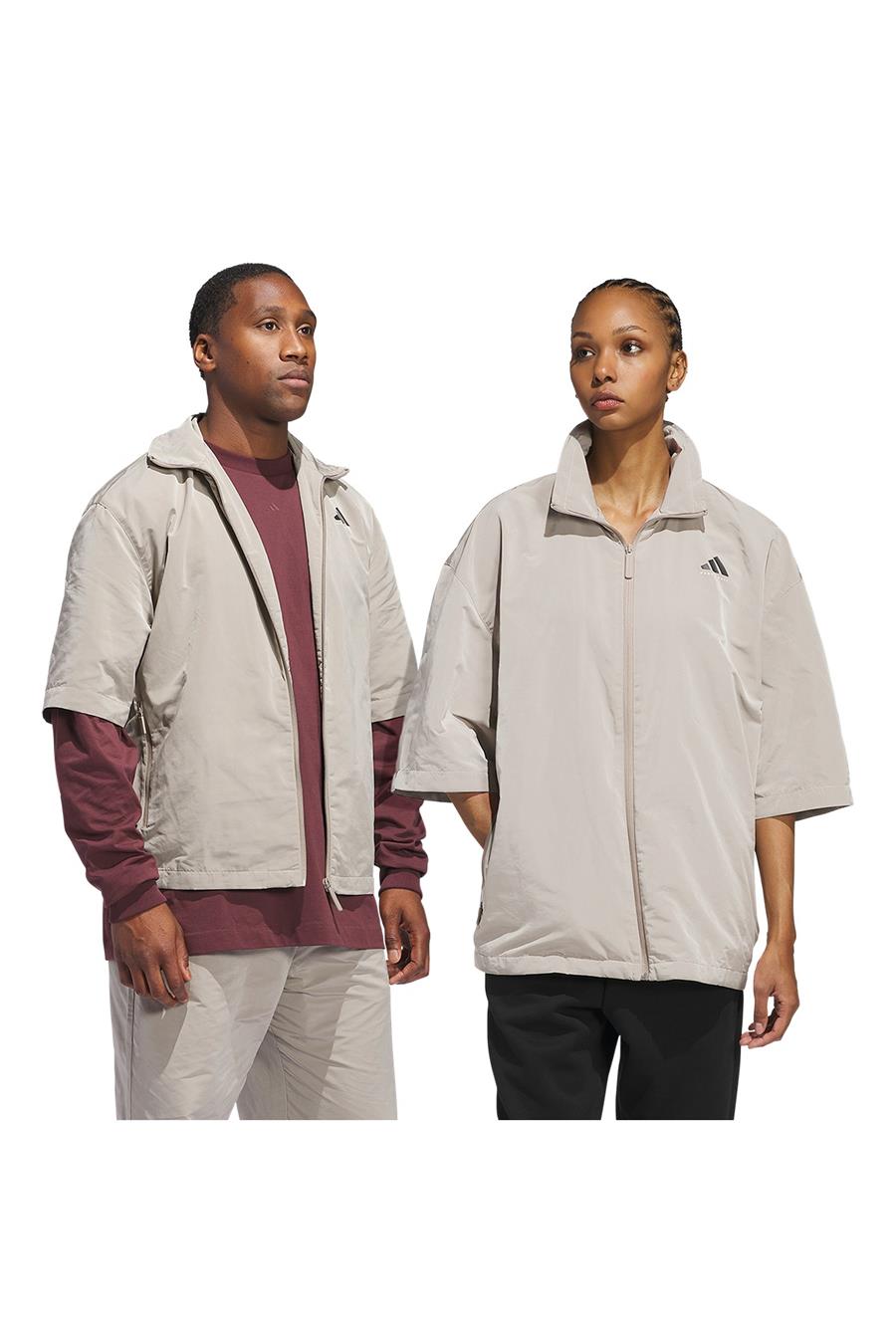 adidas Erkek  Bej  T-shirt ADI BB FZ SS JC7837