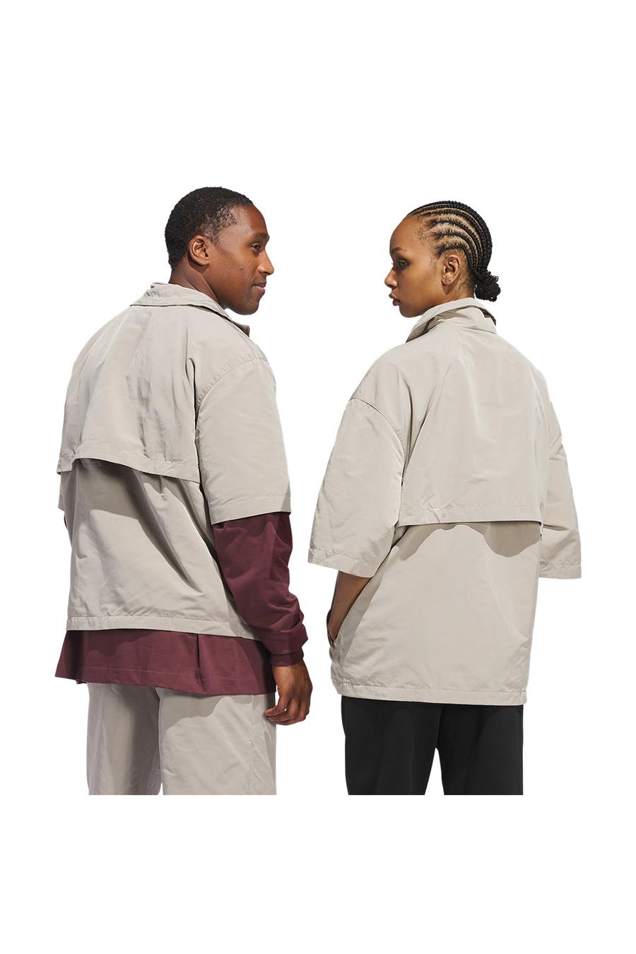 adidas Erkek  Bej  T-shirt ADI BB FZ SS JC7837