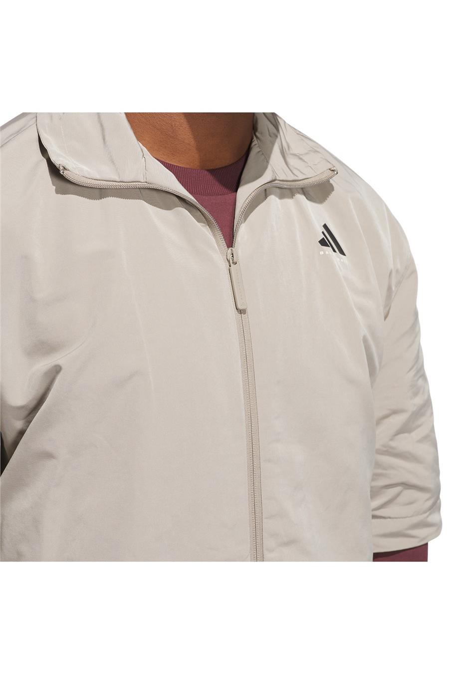 adidas Erkek  Bej  T-shirt ADI BB FZ SS JC7837