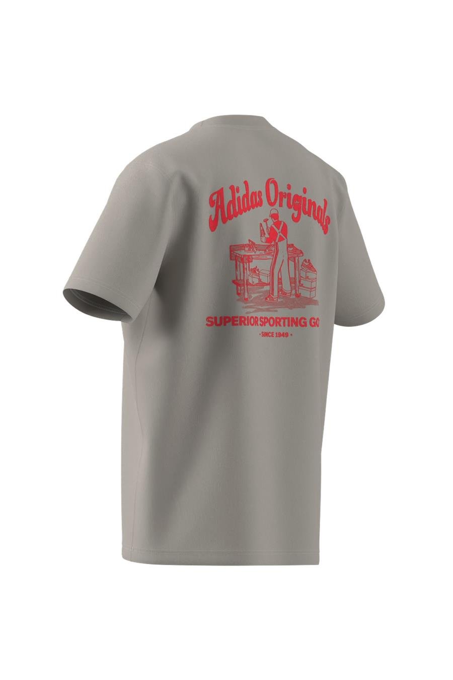 adidas Erkek  Bej  T-shirt WAB  TEE JD0667