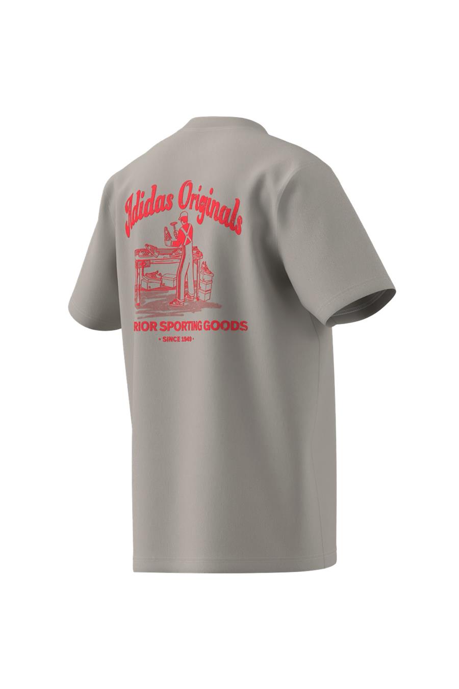 adidas Erkek  Bej  T-shirt WAB  TEE JD0667