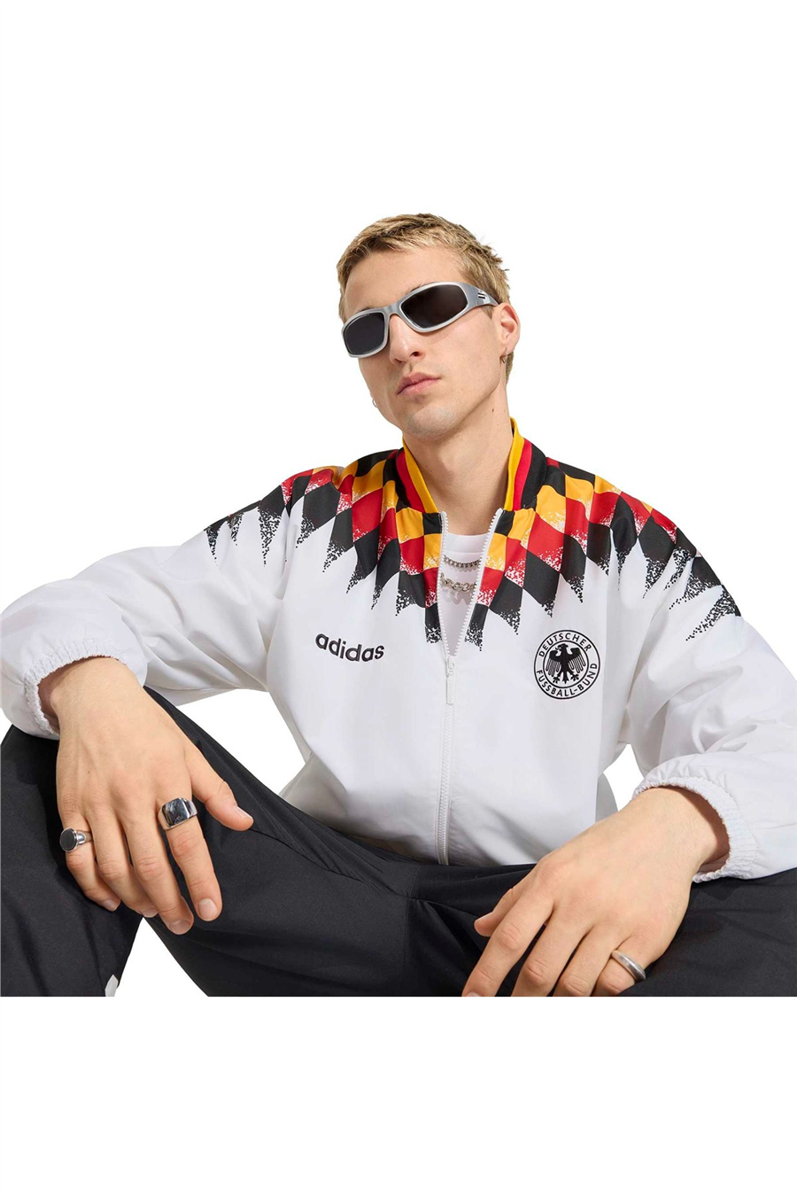 adidas Erkek  Beyaz  Ceket DFB TT 94 JW8809