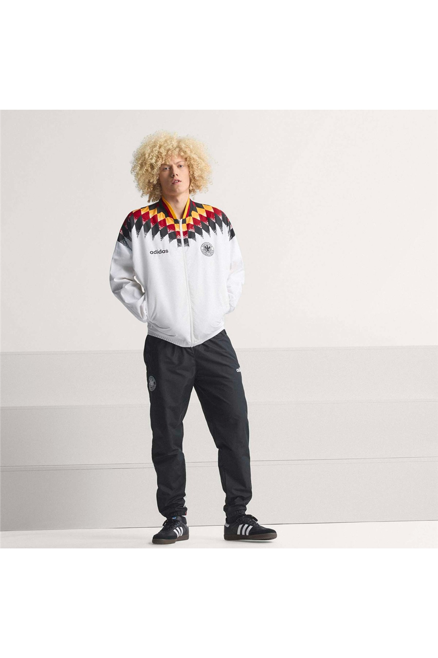 adidas Erkek  Beyaz  Ceket DFB TT 94 JW8809