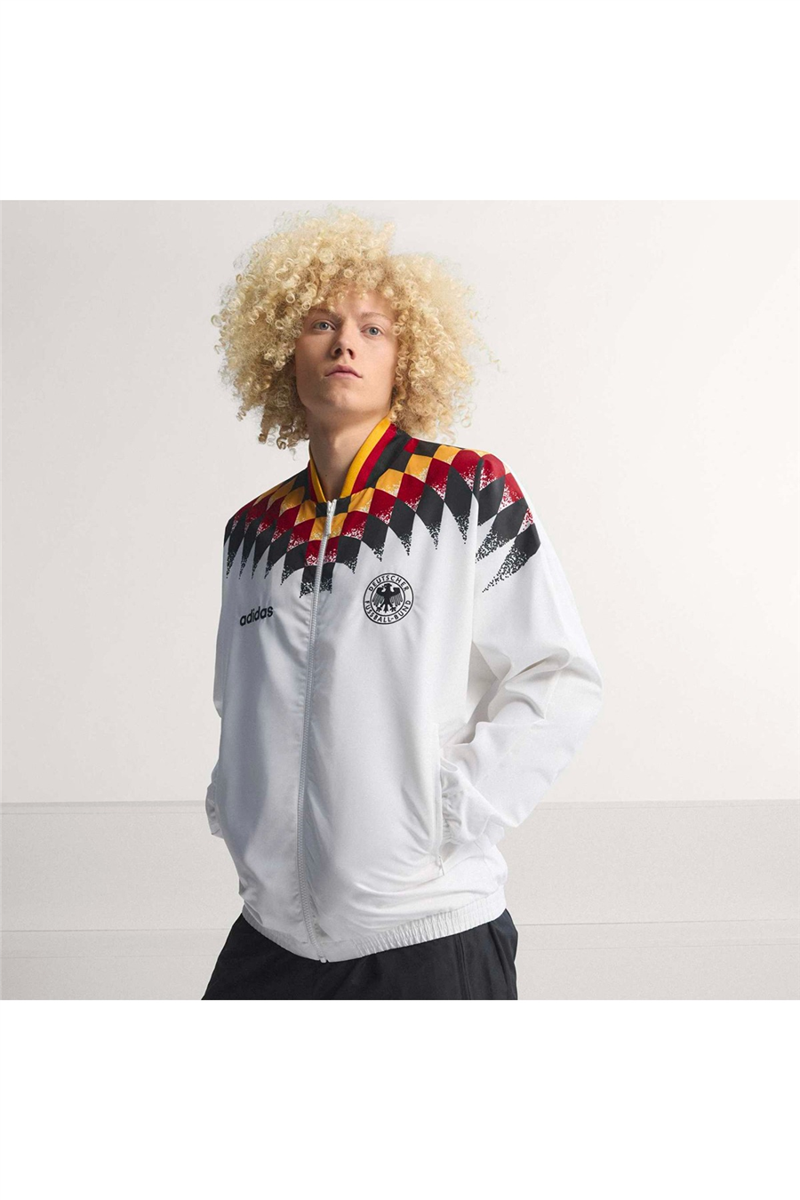 adidas Erkek  Beyaz  Ceket DFB TT 94 JW8809