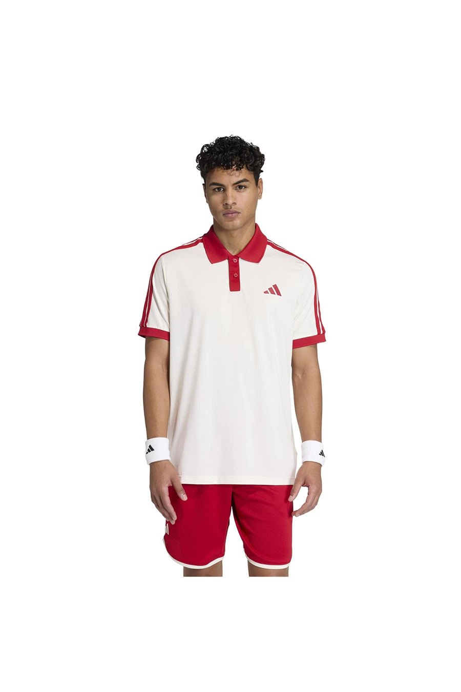 adidas Erkek  Beyaz  Polo T-shirt CLASSICS POLO KE6718