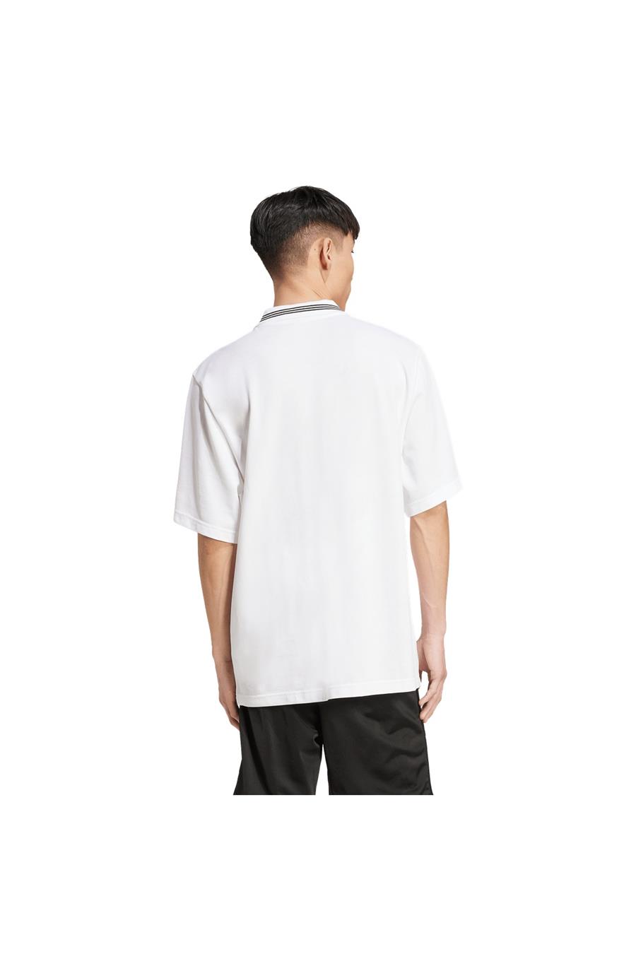 adidas Erkek  Beyaz  Polo T-shirt LOOSE POLO JW5898