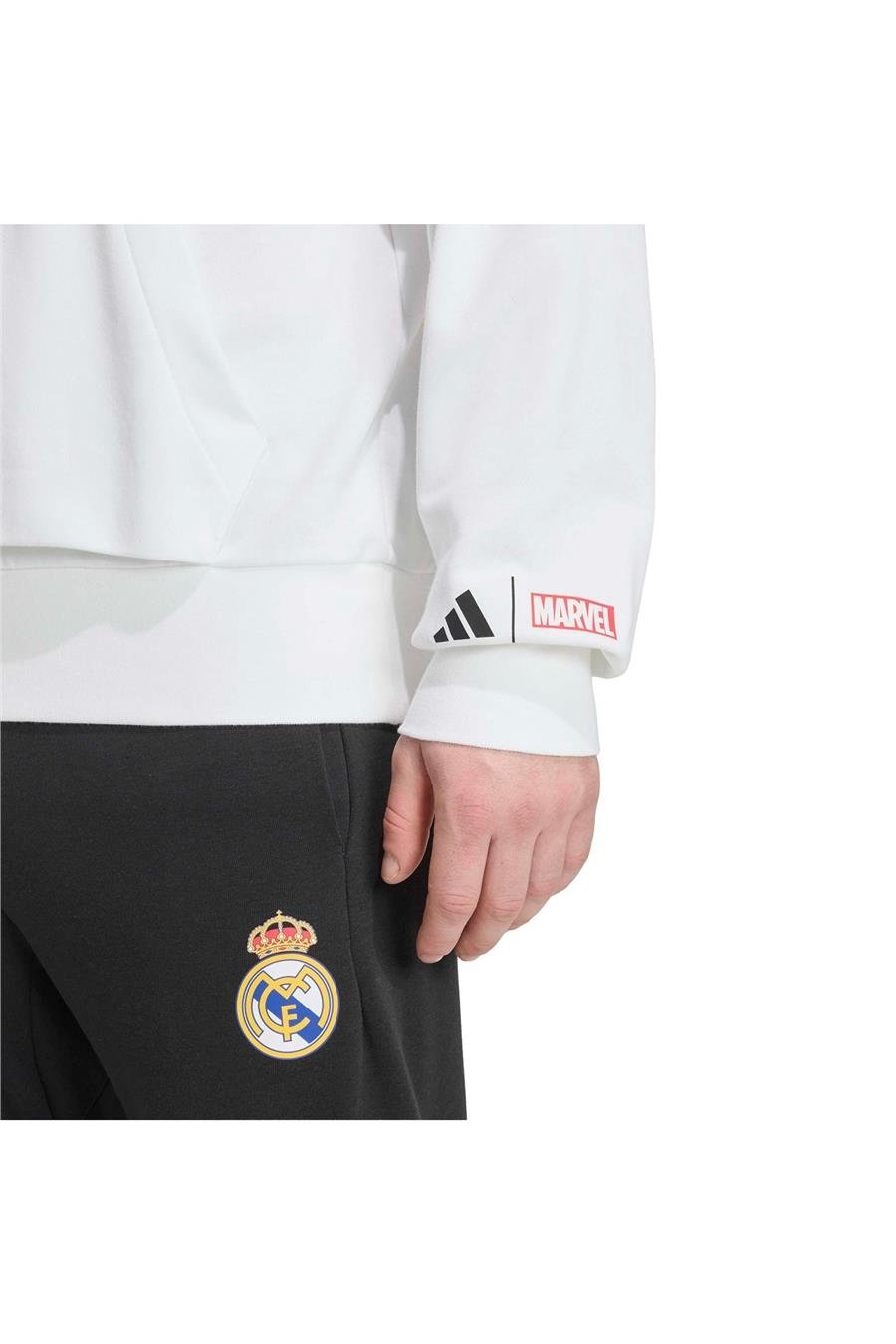 adidas Erkek  Beyaz  Sweatshirt REAL MARVEL HD KB4395