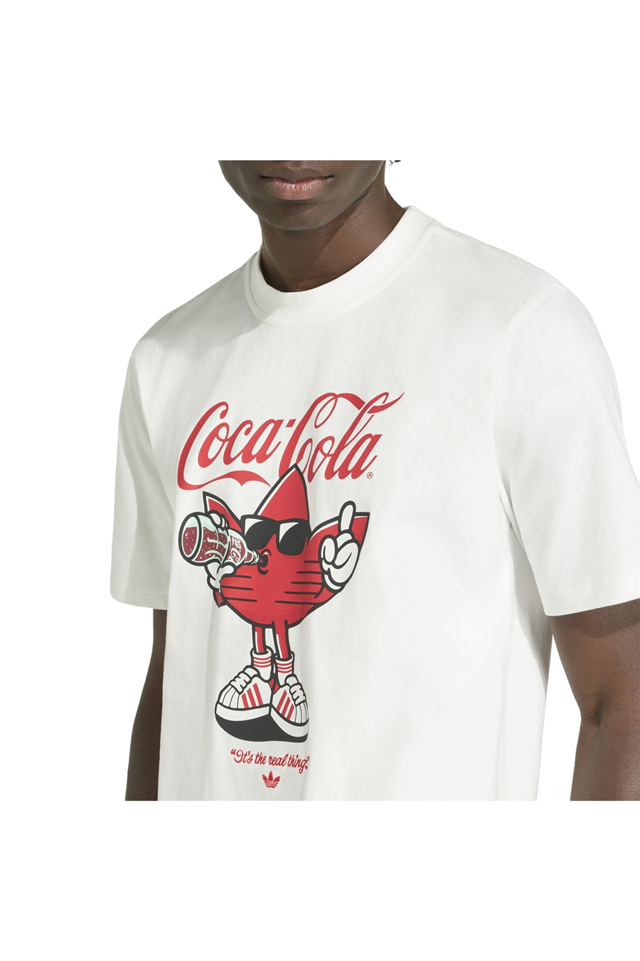 adidas Erkek  Beyaz  T-shirt CC TREFFIE TEE KY2109