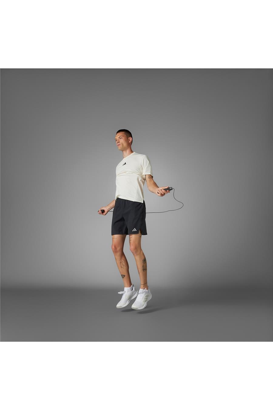 adidas Erkek  Beyaz  T-shirt D4T INT. TEE JE5746