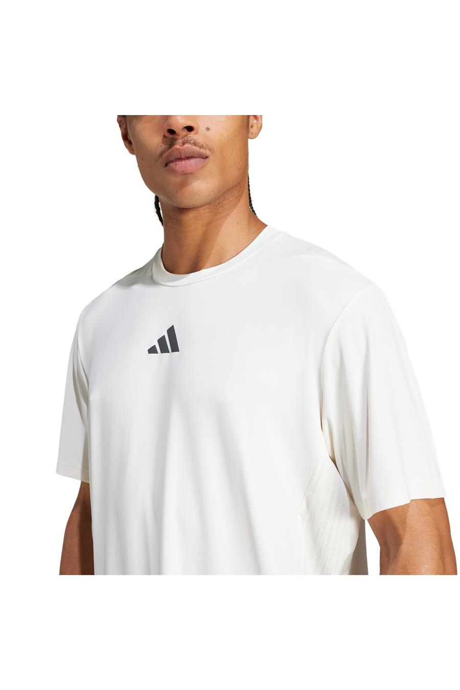 adidas Erkek  Beyaz  T-shirt D4T INT. TEE JE5746