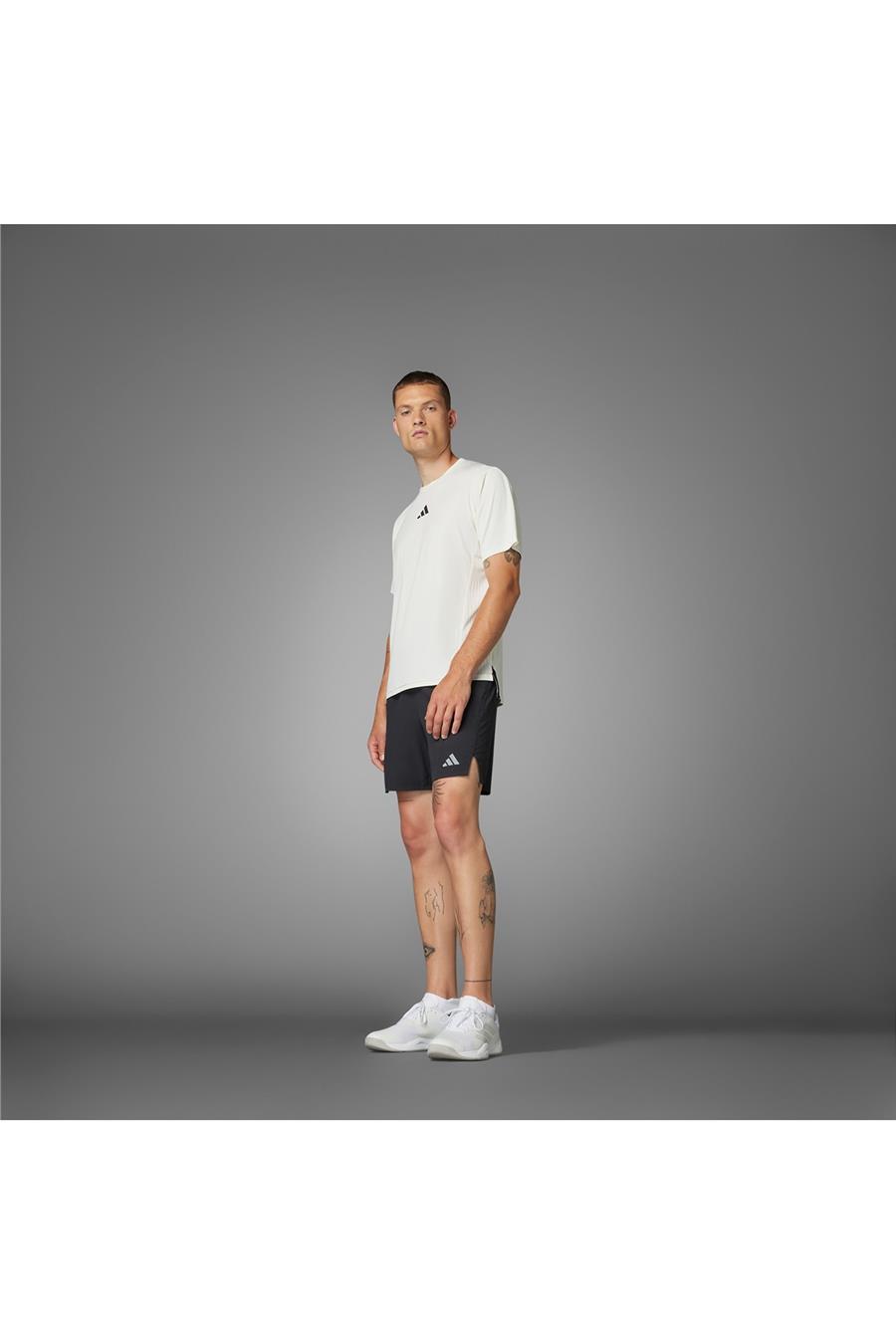 adidas Erkek  Beyaz  T-shirt D4T INT. TEE JE5746