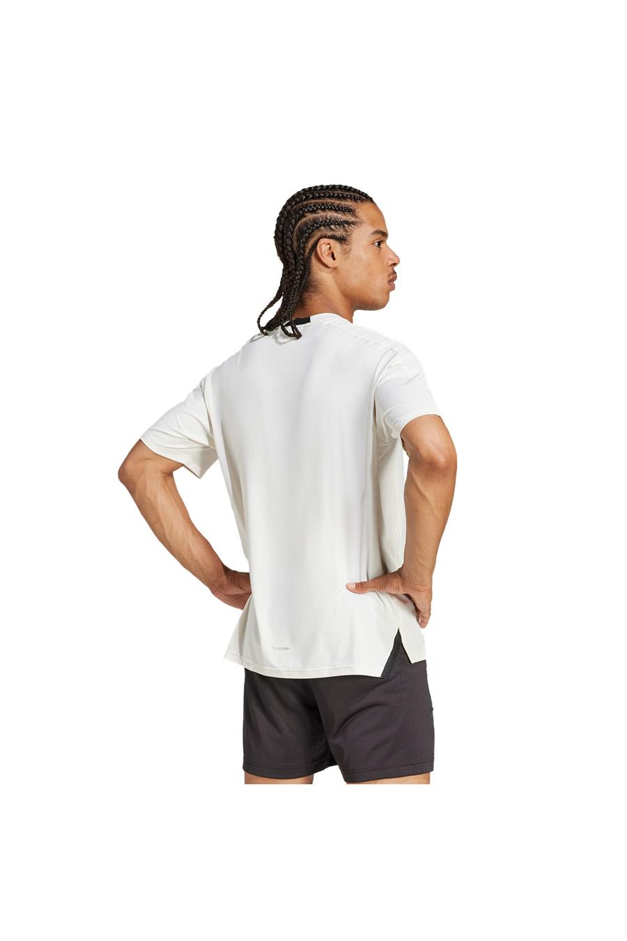 adidas Erkek  Beyaz  T-shirt D4T INT. TEE JE5746