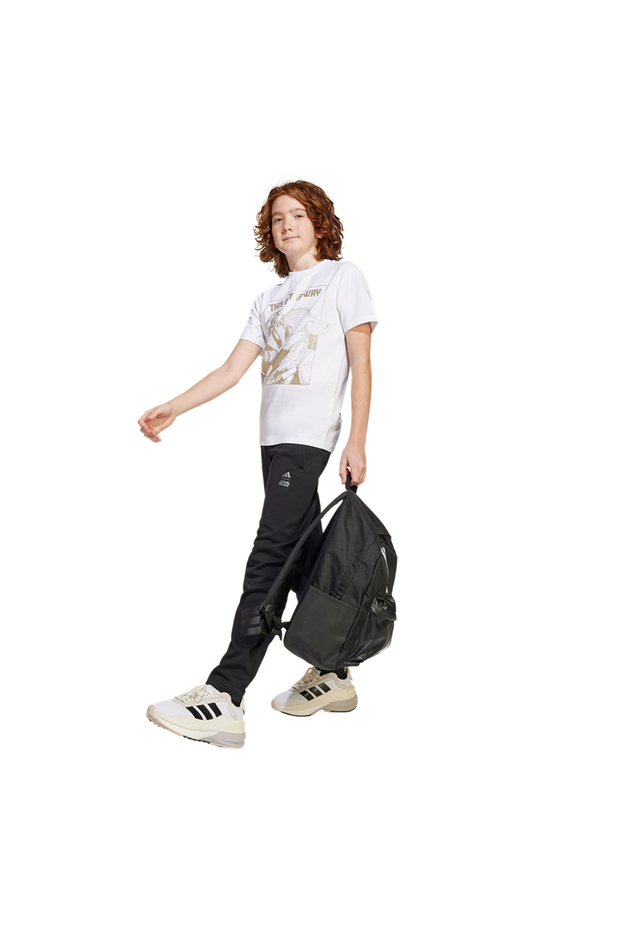 adidas Erkek  Beyaz  T-Shirt J SW MNDO GFX T JF3637