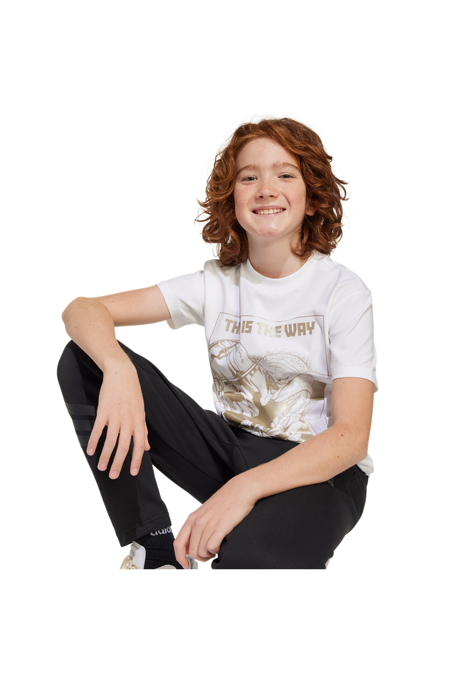 adidas Erkek  Beyaz  T-Shirt J SW MNDO GFX T JF3637