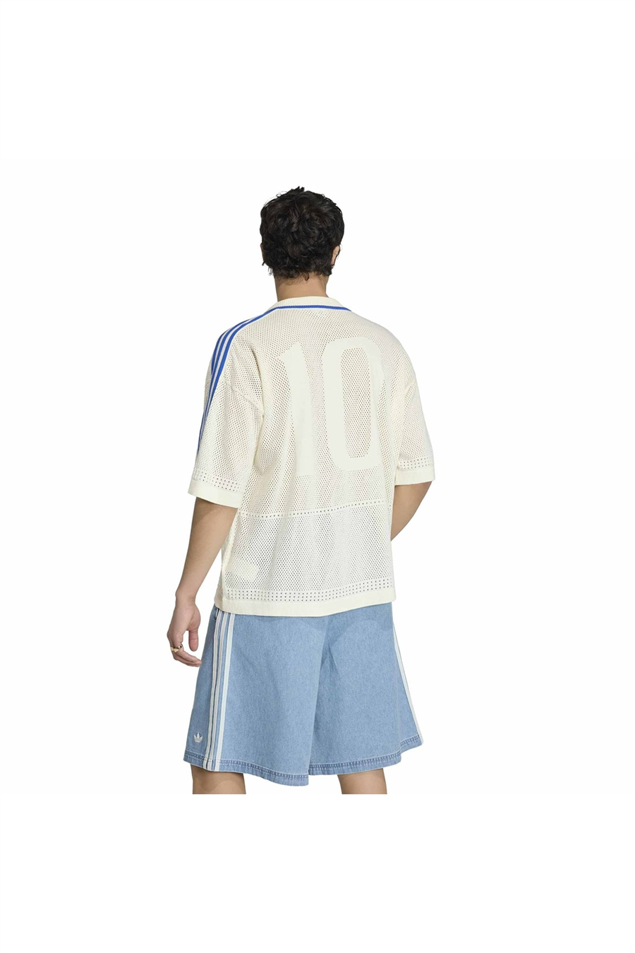 adidas Erkek  Beyaz  T-shirt KNITTED SHIRT KX1223
