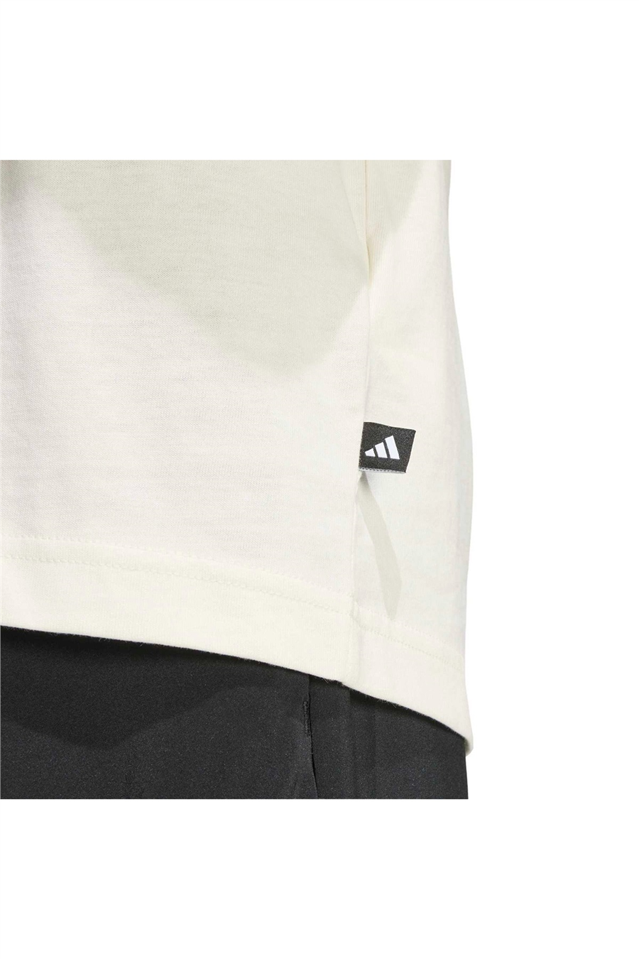 adidas Erkek  Beyaz  T-shirt M COOKIE T KD3931