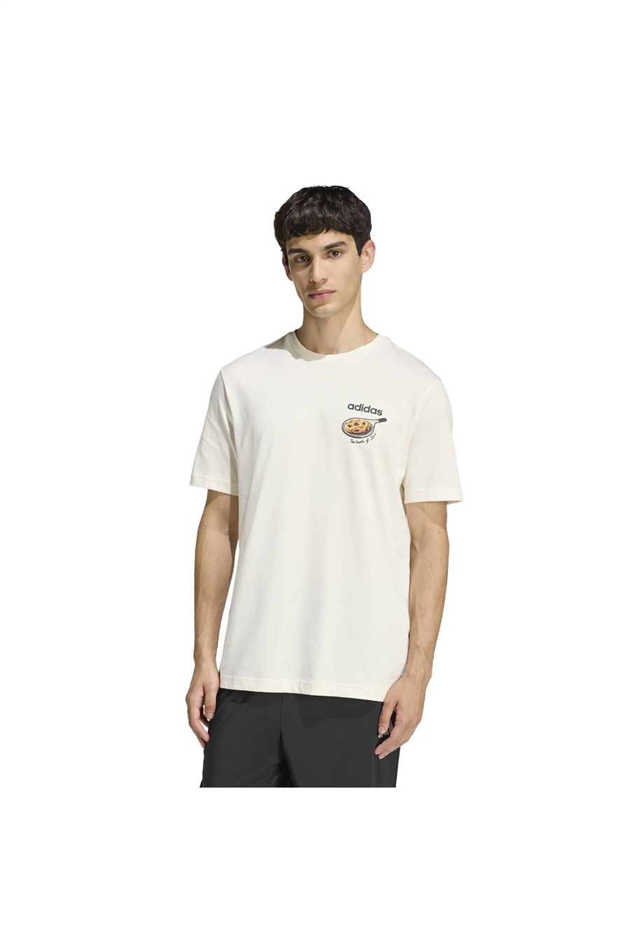 adidas Erkek  Beyaz  T-shirt M COOKIE T KD3931