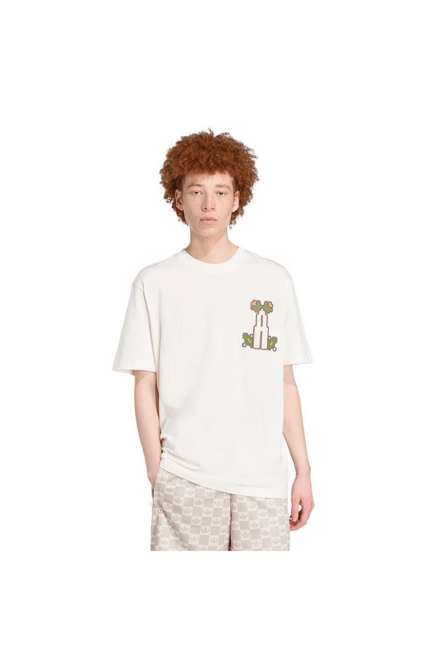 adidas Erkek Beyaz T-shirt MG LO TEE JY2973