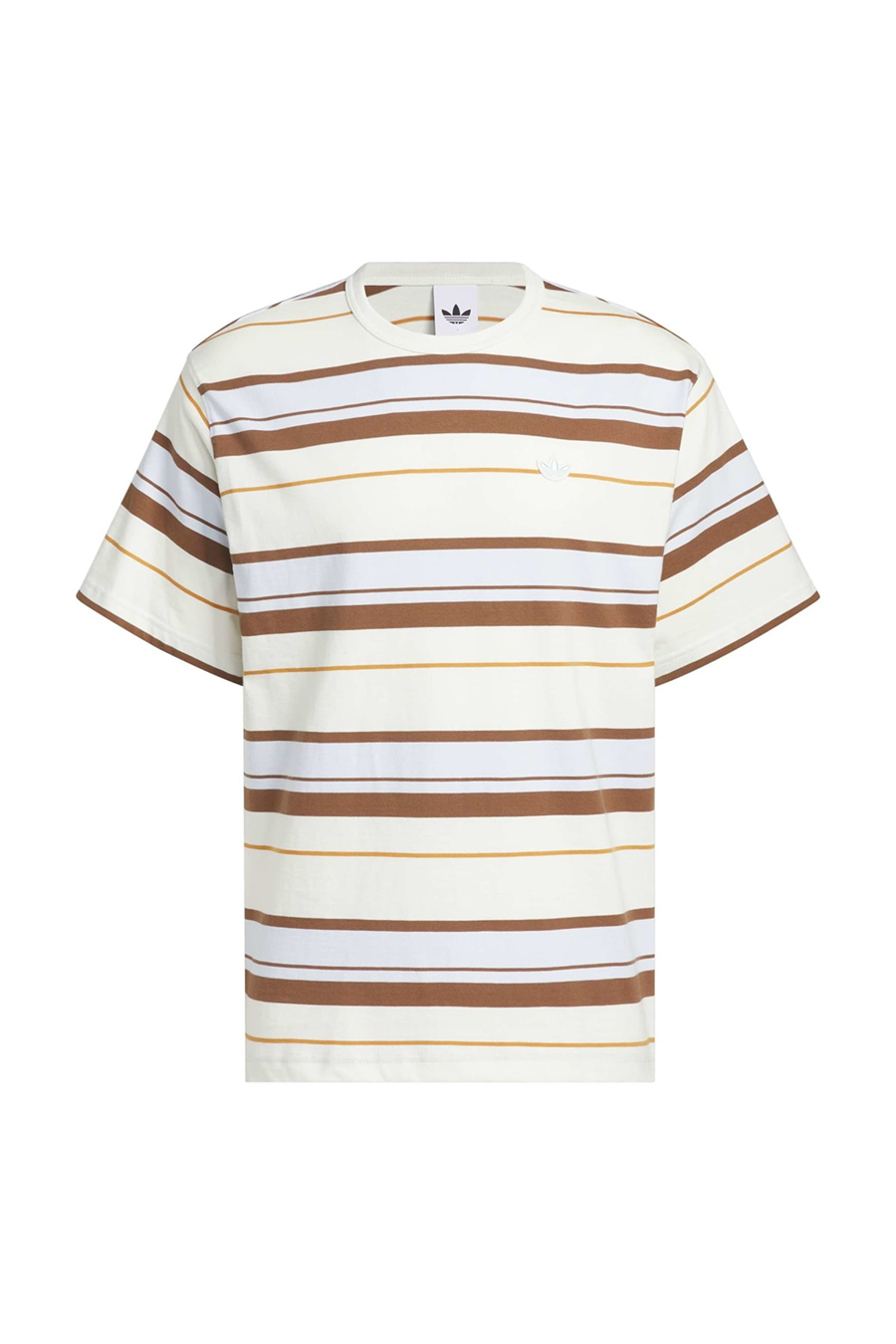 adidas Erkek  Beyaz  T-shirt STRIPE TEE KX1267