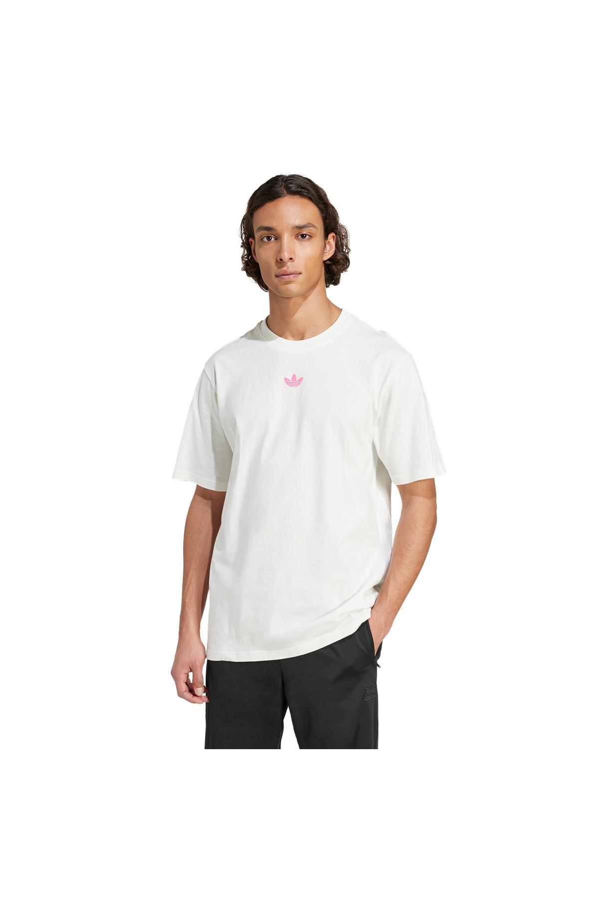 adidas Erkek  Beyaz  T-shirt TEE JZ9919