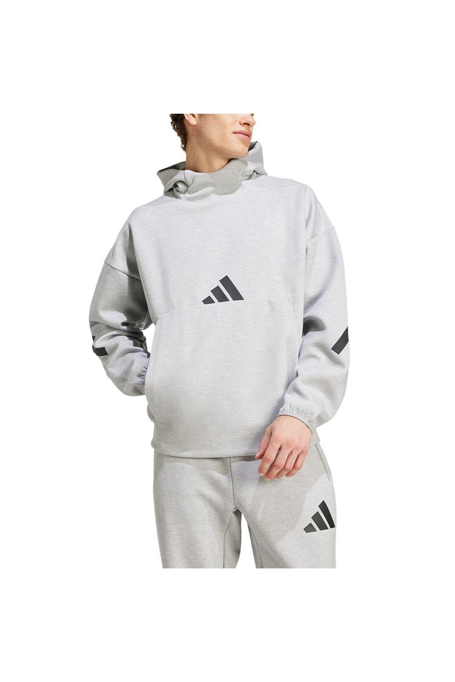 adidas  Erkek  Gri  Sweatshirt M Z.N.E. HD JE3070