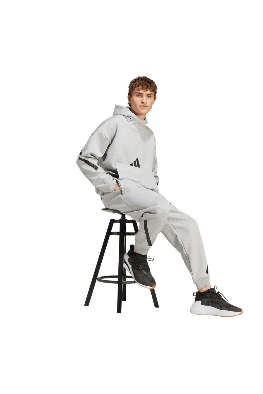 adidas  Erkek  Gri  Sweatshirt M Z.N.E. HD JE3070