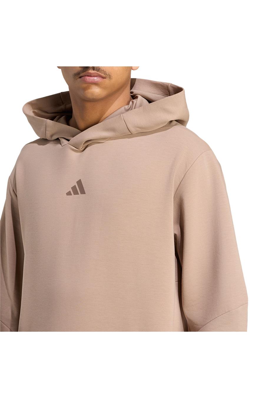adidas Erkek  Kahverengi  Sweatshirt D4T HOODIE JX0675