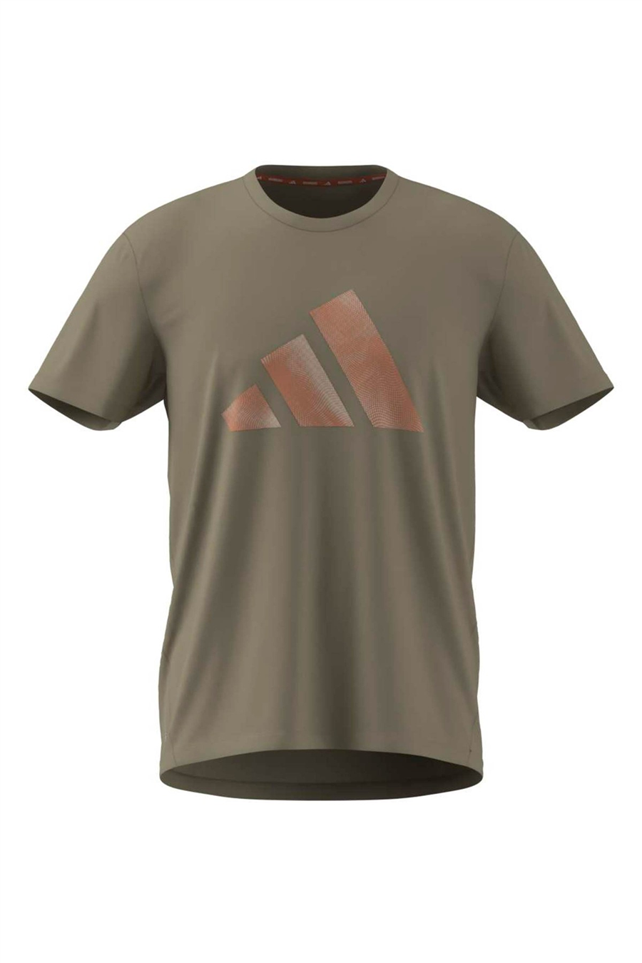 adidas Erkek  Kahverengi  T-shirt Run Ess BL T M KC4274