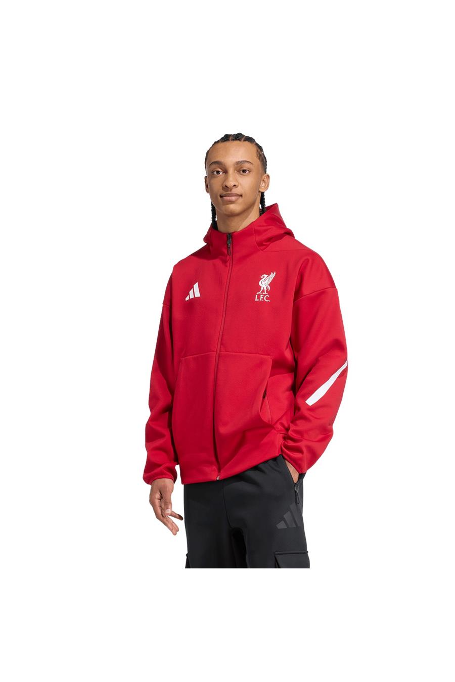 adidas Erkek Kırmızı Ceket LFC ANTH JKT JW5484