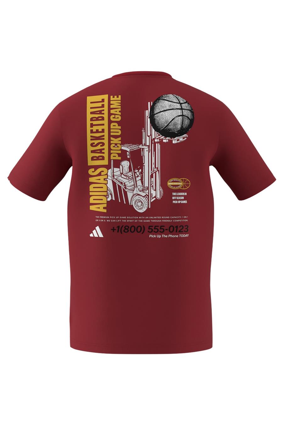 adidas Erkek  Kırmızı  T-shirt SUM NOVELTY T 1 JI7106