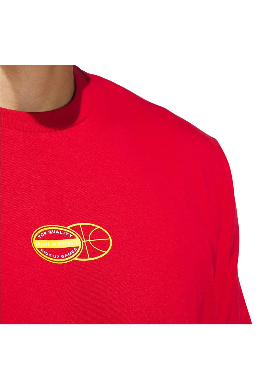 adidas Erkek  Kırmızı  T-shirt SUM NOVELTY T 1 JI7106