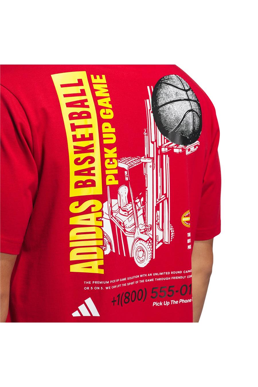 adidas Erkek  Kırmızı  T-shirt SUM NOVELTY T 1 JI7106
