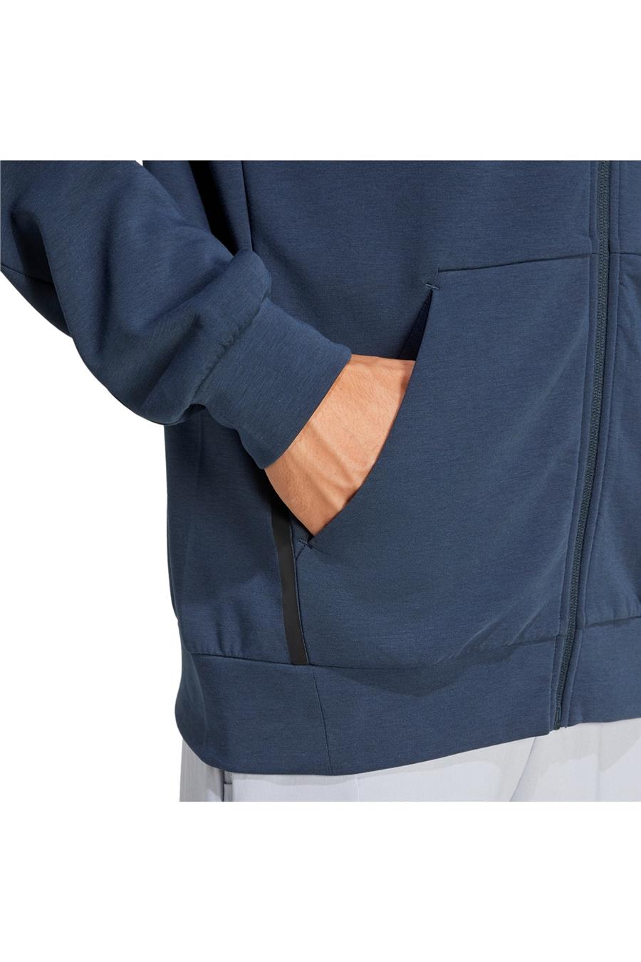 adidas Erkek  Mavi  Ceket D4T FULL-ZIP HO JI8134