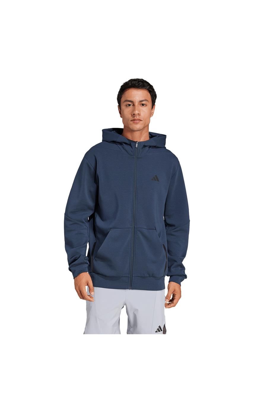adidas Erkek  Mavi  Ceket D4T FULL-ZIP HO JI8134