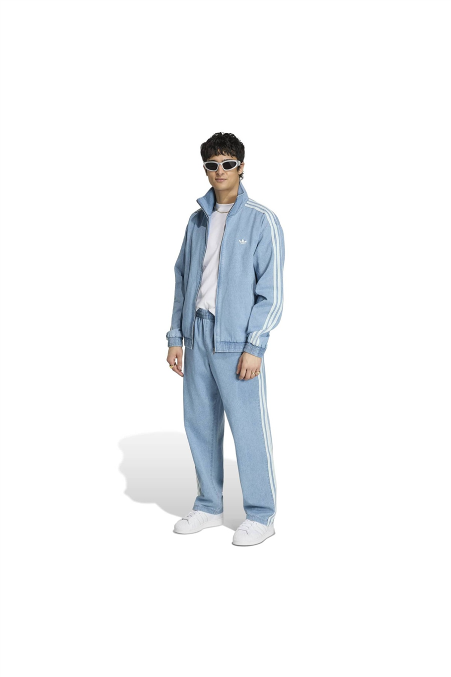adidas Erkek  Mavi  El Çantası DENIM FB JACKET KX1196