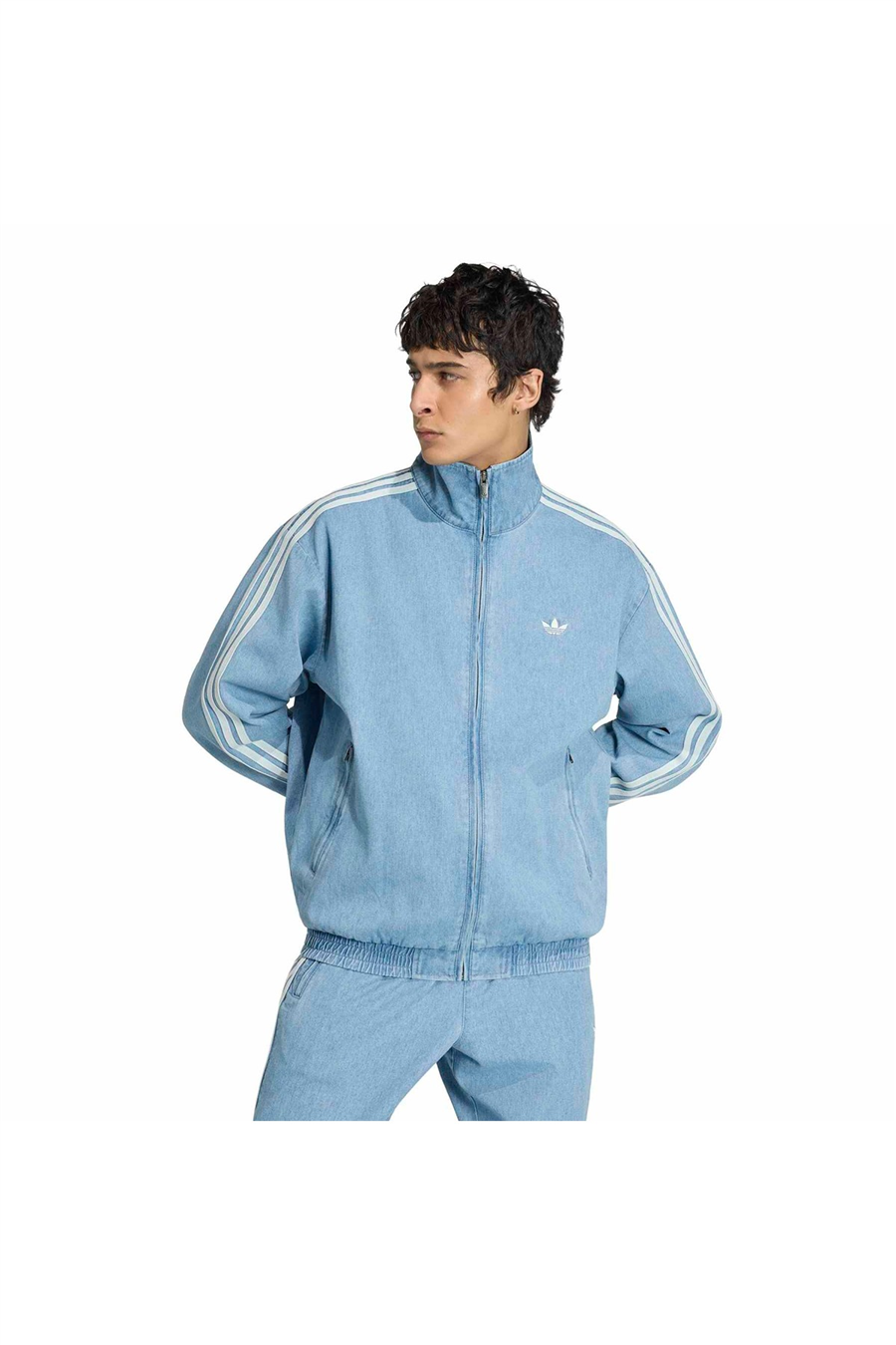 adidas Erkek  Mavi  El Çantası DENIM FB JACKET KX1196