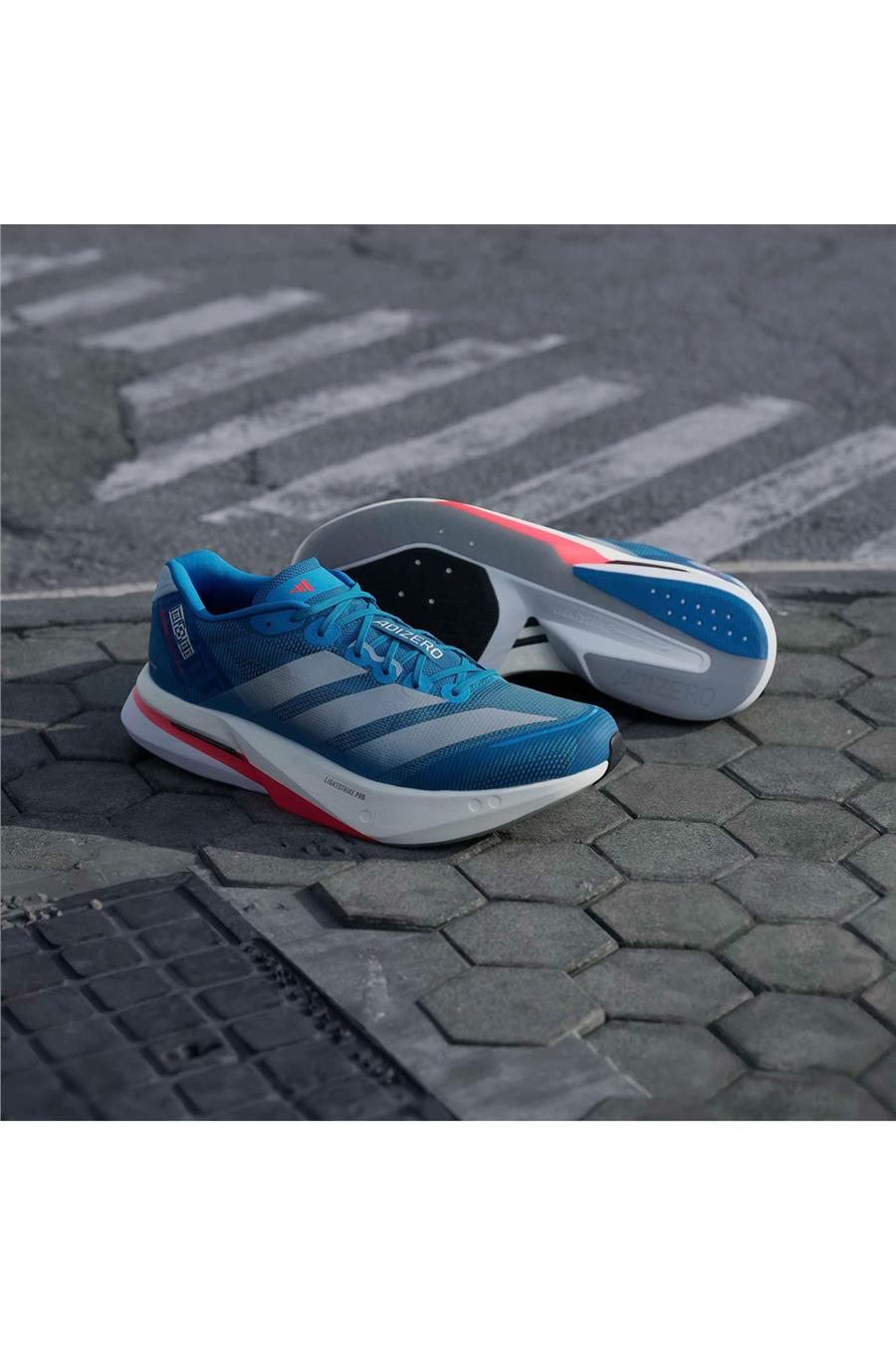 adidas  Erkek Mavi  Koşu Ayakkabısı ADIZERO BOSTON 13 M JR4868