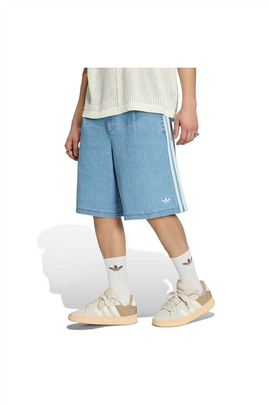 adidas Erkek  Mavi  Şort DENIM SHORTS KX1192