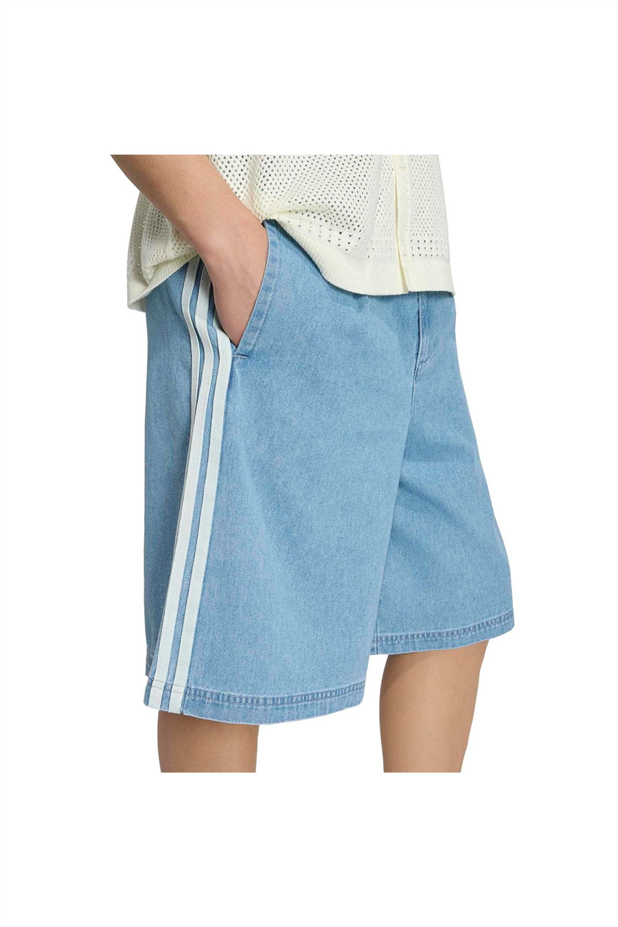 adidas Erkek  Mavi  Şort DENIM SHORTS KX1192