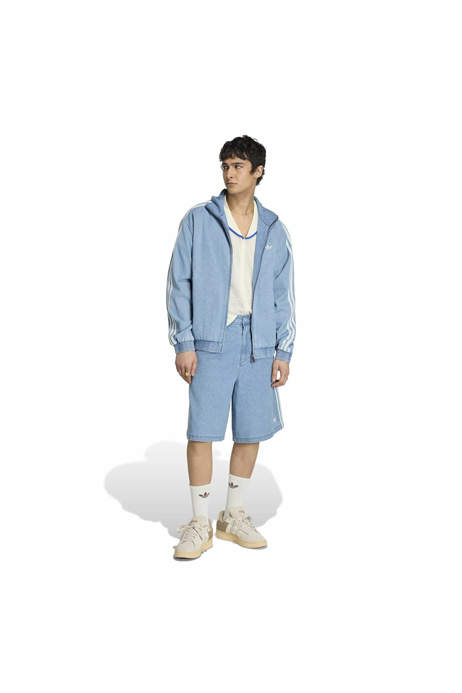 adidas Erkek  Mavi  Şort DENIM SHORTS KX1192