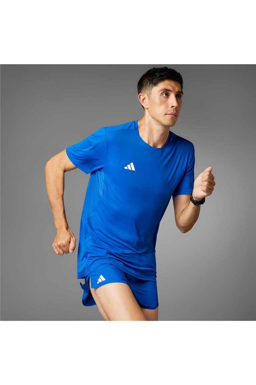 adidas Erkek  Mavi  T-shirt ADIZERO E TEE IT1469