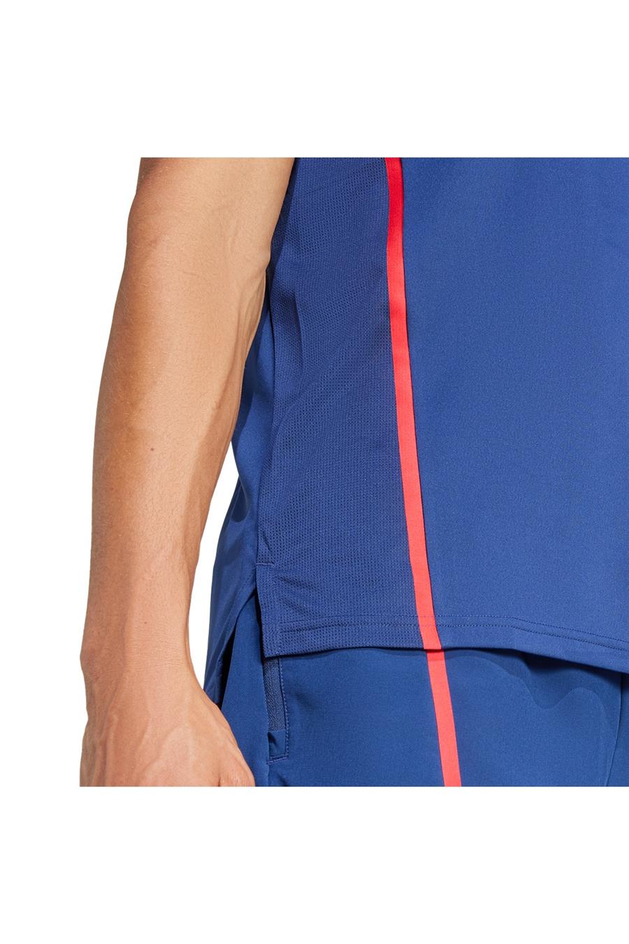 adidas Erkek  Mavi  T-shirt D4T HERITAGE TEE Mavi JI6353