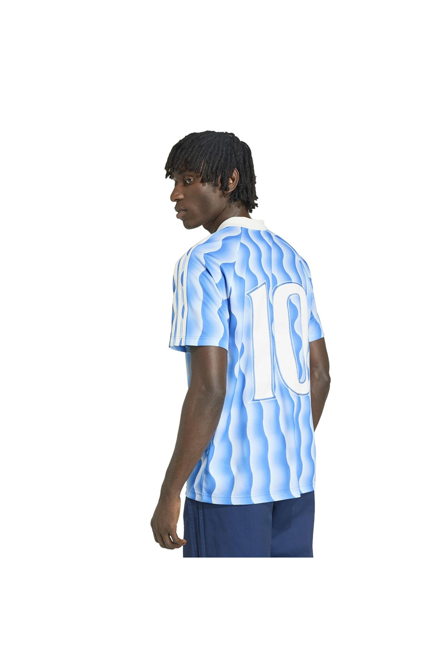 adidas Erkek  Mavi  T-shirt JERSEY KX1258