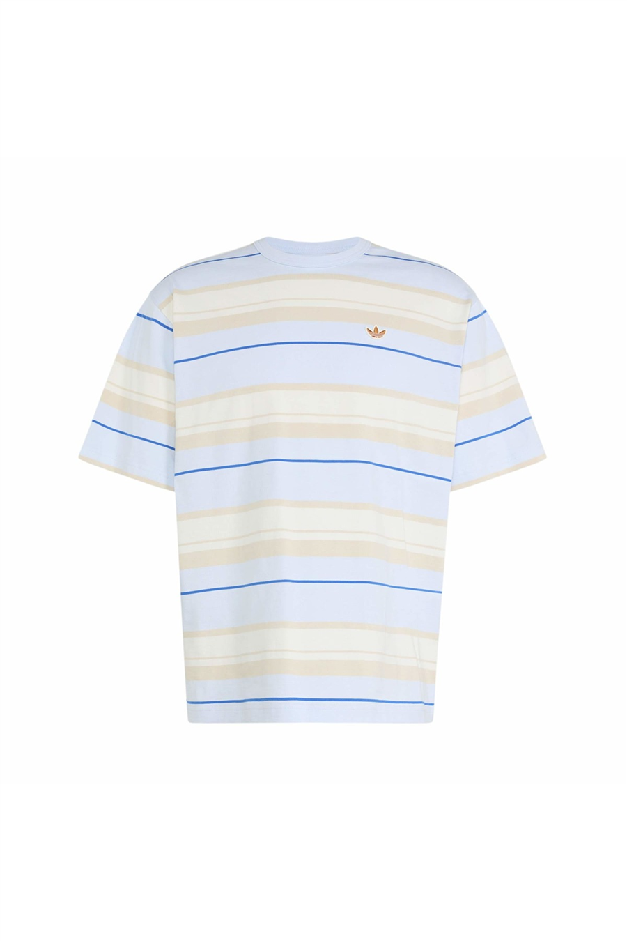 adidas Erkek  Mavi  T-shirt STRIPE TEE KX1268