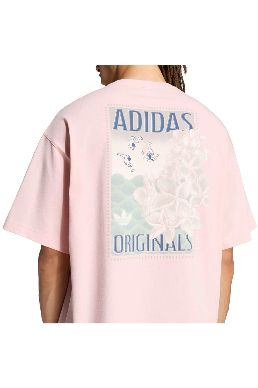adidas Erkek  Pembe  T-shirt GRAPHIC TEE KX1262