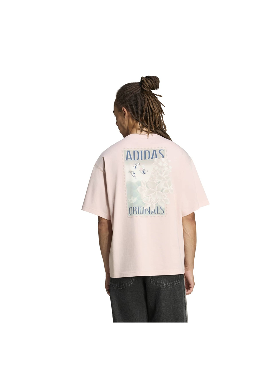 adidas Erkek  Pembe  T-shirt GRAPHIC TEE KX1262