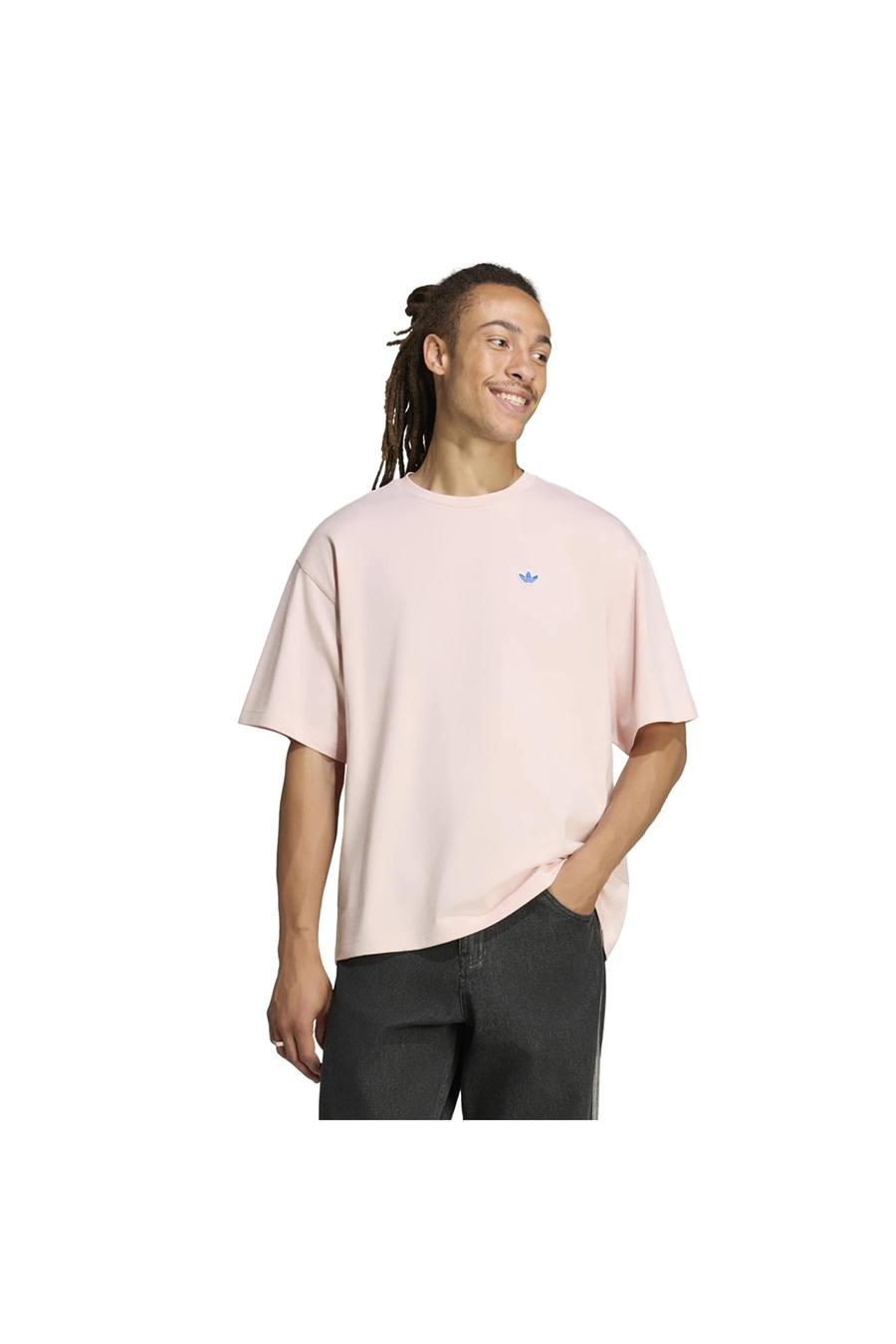 adidas Erkek  Pembe  T-shirt GRAPHIC TEE KX1262